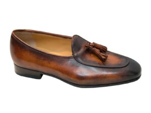Giày lười da bò nam Loafer Vyhofoco Mkd5 cao cấp 001