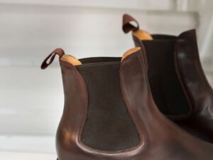 Giày tây da bò nam cổ cao chelsea boot vyhofoco vh63 cao cấp 005