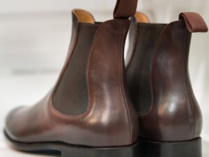 Giày da bò nam cổ cao chelsea boot vyhofoco vh63 cao cấp 004