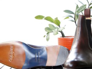 Giày da bò nam cổ cao chelsea boot vyhofoco vh63 cao cấp 002