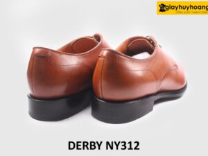 [Size 41] Giày da bò nam đóng thủ công khâu chỉ Derby NY312 004