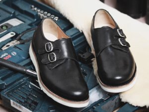 Bán giày tây nam da bò sneaker đẹp monkstrap knar kanat 07 001