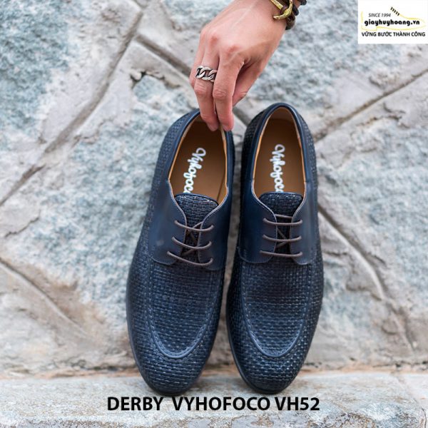 Giày tây da nam Derby Vyhofoco CH52 chính hãng cao cấp 006