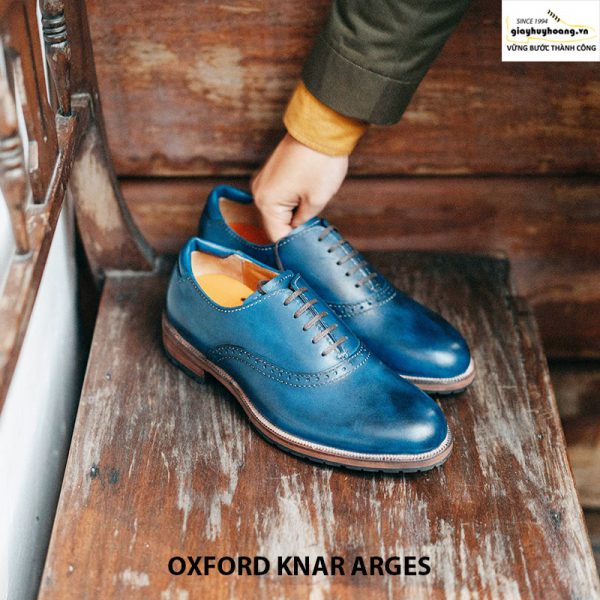 Giày Tây da nam đẹp Oxford Knar Arges cao cấp chính hãng 005