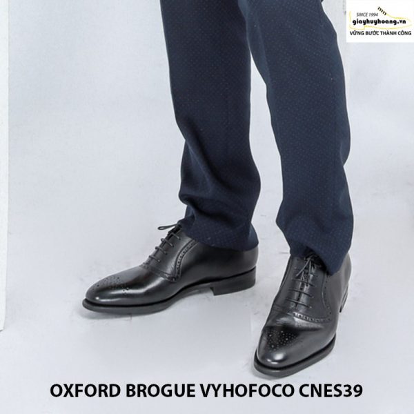 Giày nam da bò đẹp oxford vyhofoco cnes39 chính hãng cao cấp 004