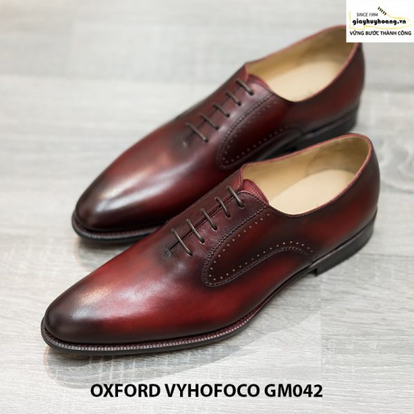 Giày nam da bò đẹp Oxford Vyhofoco GM042 chính hãng 004