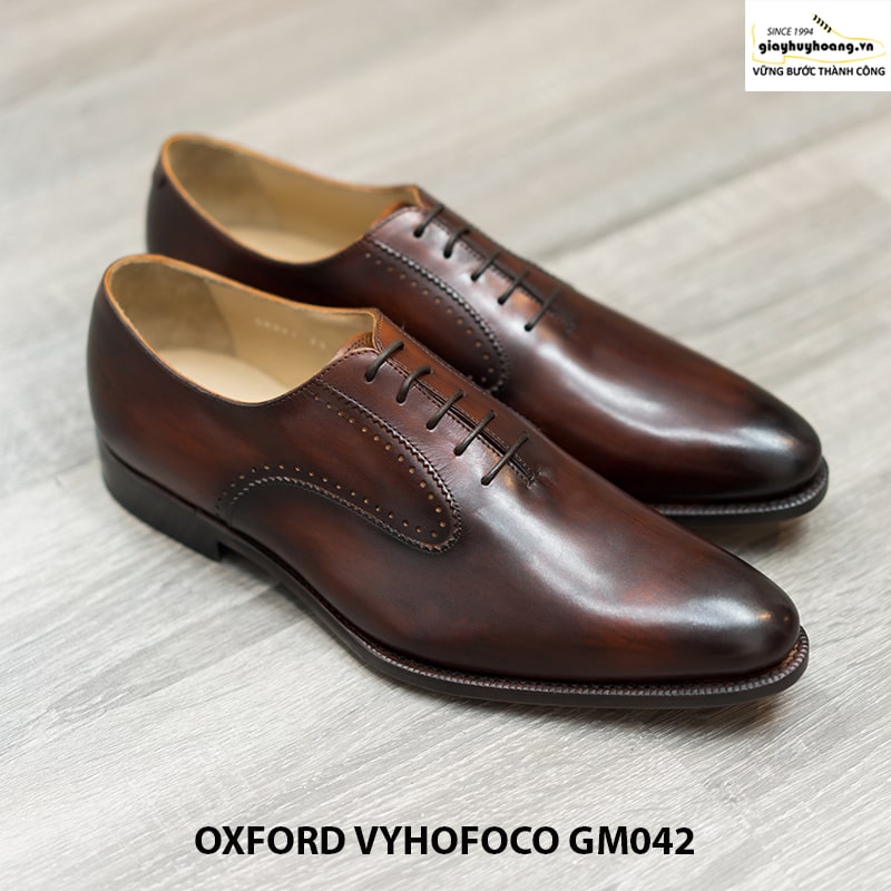 Giày da nam đẹp Oxford Vyhofoco GM042 đẹp 003