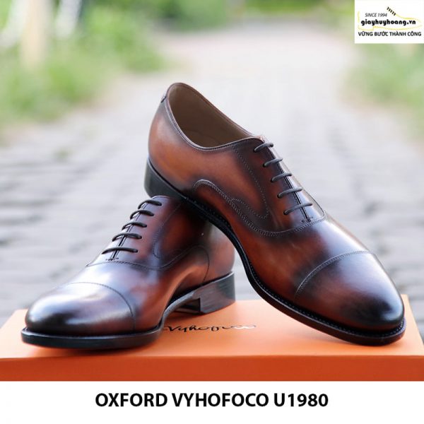 Giày nam da bò đẹp cao cấp đẹp Oxford Vyhofoco U1980 009