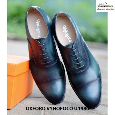Giày tây nam da bò cao cấp đẹp Oxford Vyhofoco U1980 005