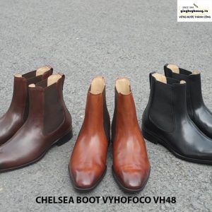 Giày da nam cổ cao đẹp chính hãng CHELSEA BOOT vyhofoco VH48 006