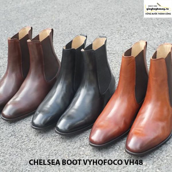 Giày da nam cổ cao chính hãng CHELSEA BOOT vyhofoco VH48 005