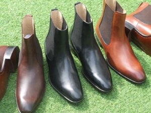 Giày da nam cổ cao giá rẻ CHELSEA BOOT vyhofoco VH48 004