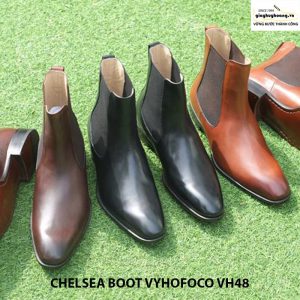 Giày da nam cổ cao giá rẻ CHELSEA BOOT vyhofoco VH48 004