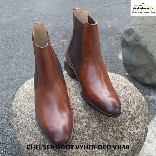Giày tây da nam cổ cao chính hãng CHELSEA BOOT vyhofoco VH48 002