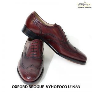 Giày tây da nam Oxford brogue Vyhofoco U1983 cao cấp chính hãng 008