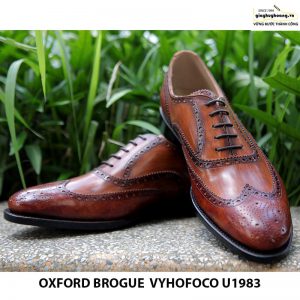 Giày nam da bò Oxford brogue Vyhofoco U1983 giá rẻ chính hãng 005