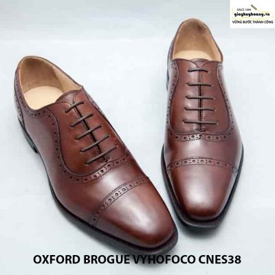 Giày da nam cao cấp oxford vyhofoco cnes38 chính hãng 002