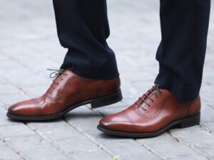 Giày da nam cao cấp thủ công oxford vyhofoco cnes38 chính hãng 002