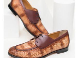 Giày nam da bò trẻ trung cao cấp derby vyhofoco vh67 chính hãng 010