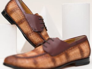 Giày tây nam da bò trẻ trung cao cấp derby vyhofoco vh67 chính hãng 009