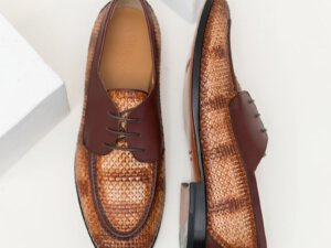 Giày nam da bò đẹp cao cấp derby vyhofoco vh67 chính hãng 007