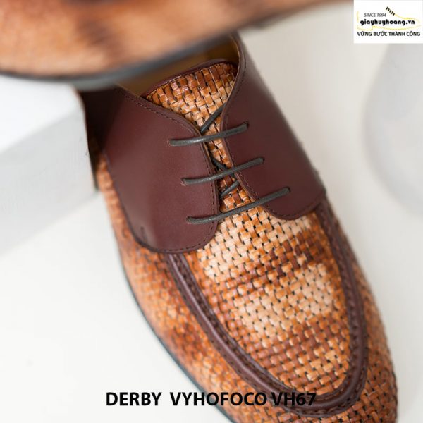 Giày nam da bò thật 100% cao cấp derby vyhofoco vh67 chính hãng 003