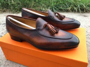 Giày lười da bò thật nam Loafer Vyhofoco Mkd5 giá rẻ 005