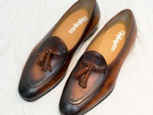 Giày loafer lười da bò nam Vyhofoco Mkd5 cao cấp 004