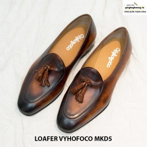 Giày loafer lười da bò nam Vyhofoco Mkd5 cao cấp 004