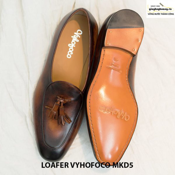 Giày lười da bò nam Loafer Vyhofoco Mkd5 cao cấp 002