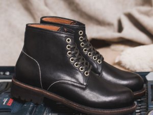 Giày da nam cổ cao boot knar irminsul cao cấp chính hãng 005
