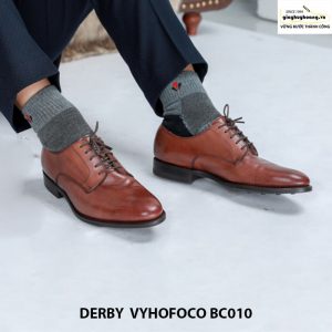 Giày nam da bò giá rẻ Derby Vyhofoco BC010 chính hãng cao cấp 002