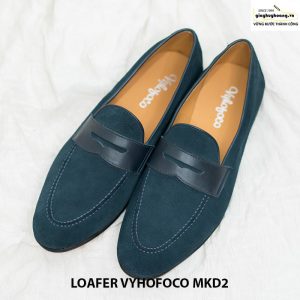 Giày nam lười da bò loafer Vyhofoco MKD2 cao cấp 001