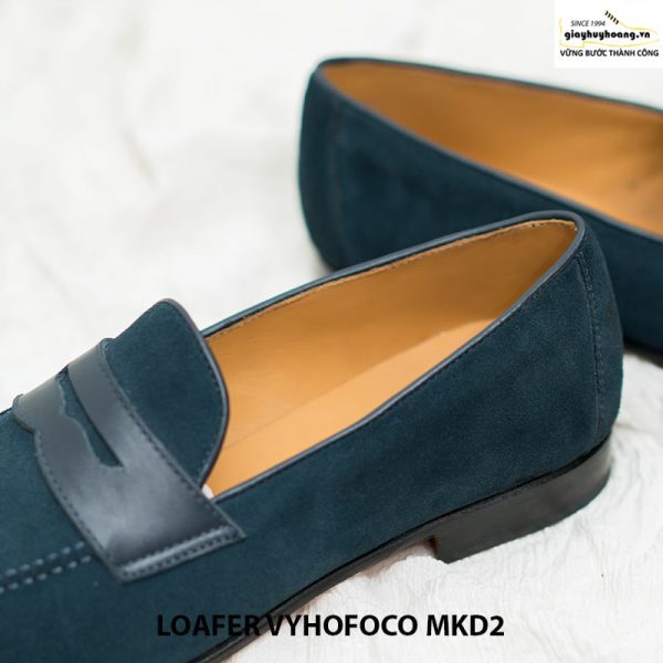 Giày nam lười da bò đẹp loafer Vyhofoco MKD2 cao cấp 002