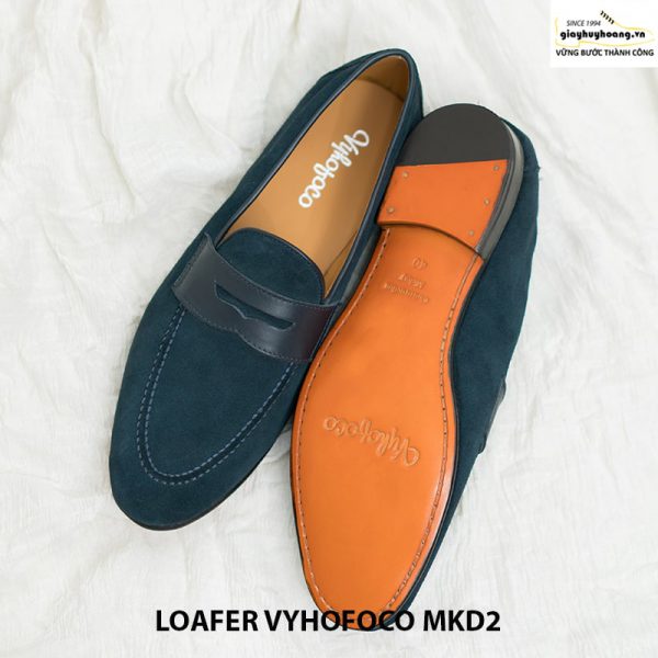 Giày tây nam lười da bò loafer Vyhofoco MKD2 cao cấp 002