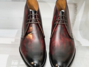 Giày chukka boot vyhofoco vh59 nam da bò cổ lửng cao cấp 008