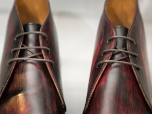 Giày tây nam da bò cổ lửng chukka boot vyhofoco vh59 chính hãng 005