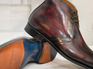 Giày tây nam da bò cổ lửng chukka boot vyhofoco vh59 cao cấp 002