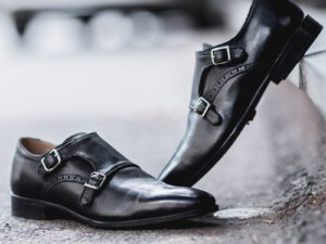 Giày tây da nam Monk Strap Vyhofoco VH18 cao cấp 001