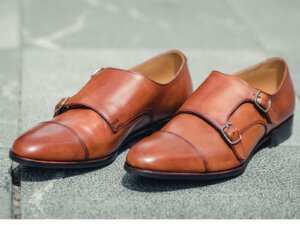 Giày tây da nam Monk Strap Vyhofoco VH18 cao cấp chính hãng 003