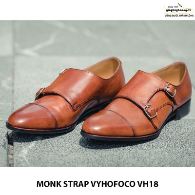 Giày tây da nam Monk Strap Vyhofoco VH18 cao cấp chính hãng 003
