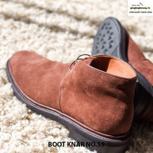 Giày da lộn nam cổ cao boot knar no59 chính hãng cao cấp 004