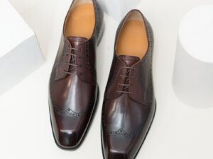 Giày tây nam da bò trẻ trung derby vyhofoco vh66 cao cấp chính hãng 006