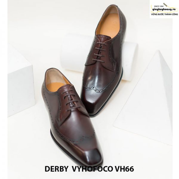 Giày nam da bò nam tính derby vyhofoco vh66 cao cấp chính hãng 004