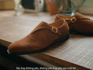 Giày tây nam Monkstrap da lộn MT2013 003