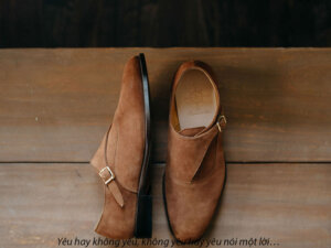 Giày tây nam Monkstrap da lộn MT2013 001