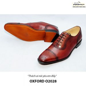 Giày da nam đẹp O2028 Oxford 006