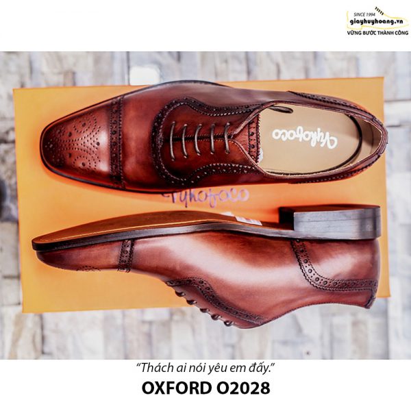 Giày da nam đẹp O2028 Oxford 001