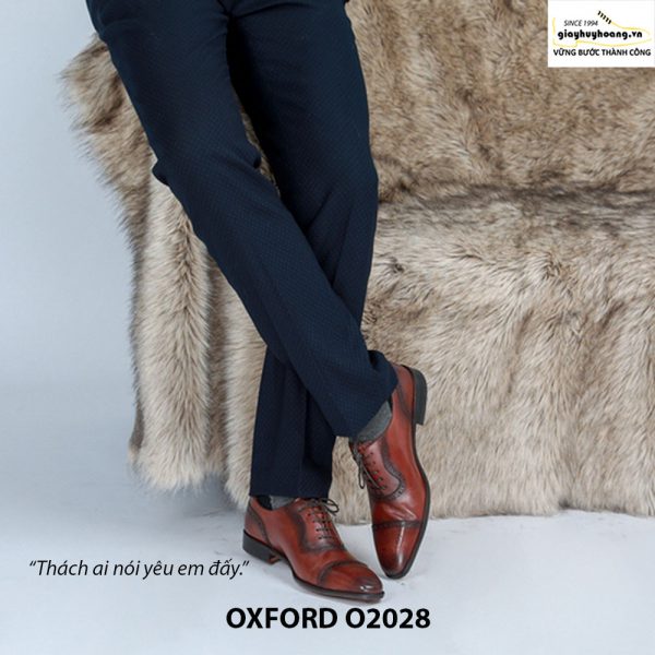Giày da nam đẹp O2028 Oxford 004