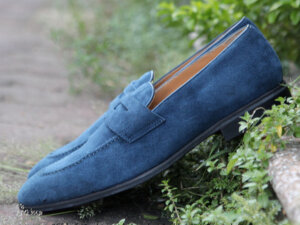 Giày lười da lộn nam đẹp Penny Loafer L2014 004